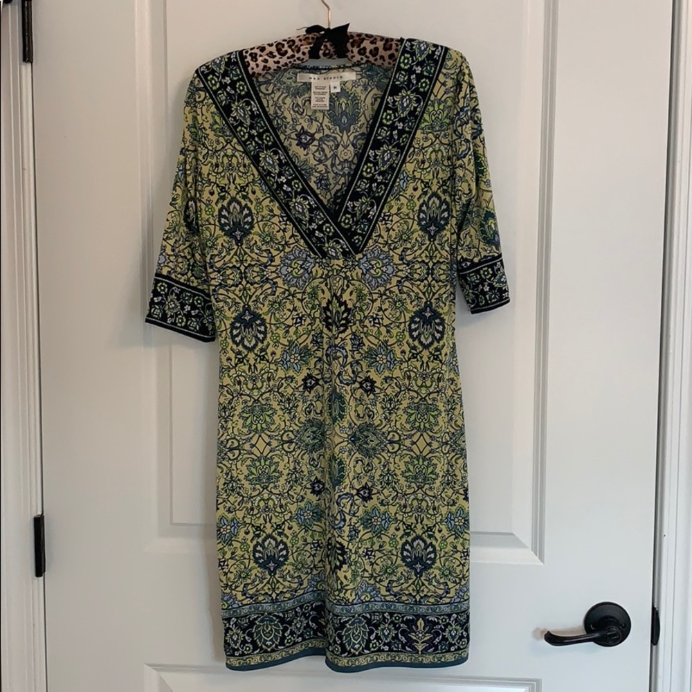 Women’s half sleeve floral mini dress